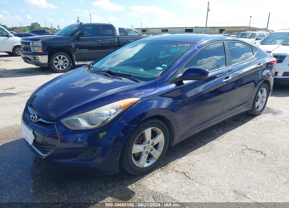 2013 HYUNDAI ELANTRA GLS VIN: 5NPDH4AEXDH309351