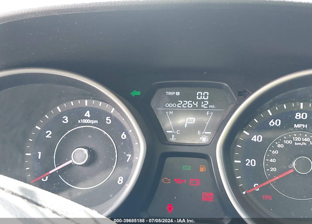 2013 HYUNDAI ELANTRA GLS VIN: 5NPDH4AEXDH309351