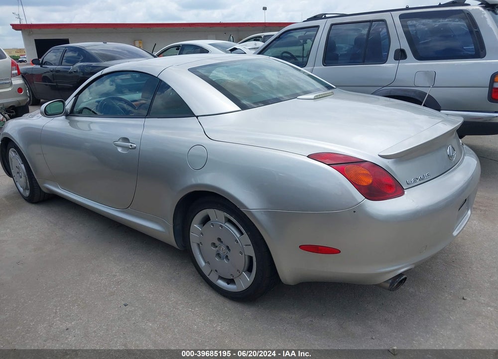 2002 LEXUS SC 430 VIN: JTHFN48Y920034128