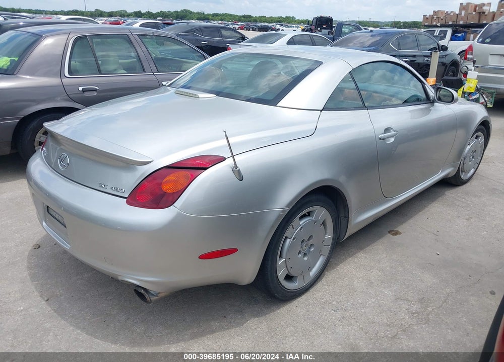 2002 LEXUS SC 430 VIN: JTHFN48Y920034128
