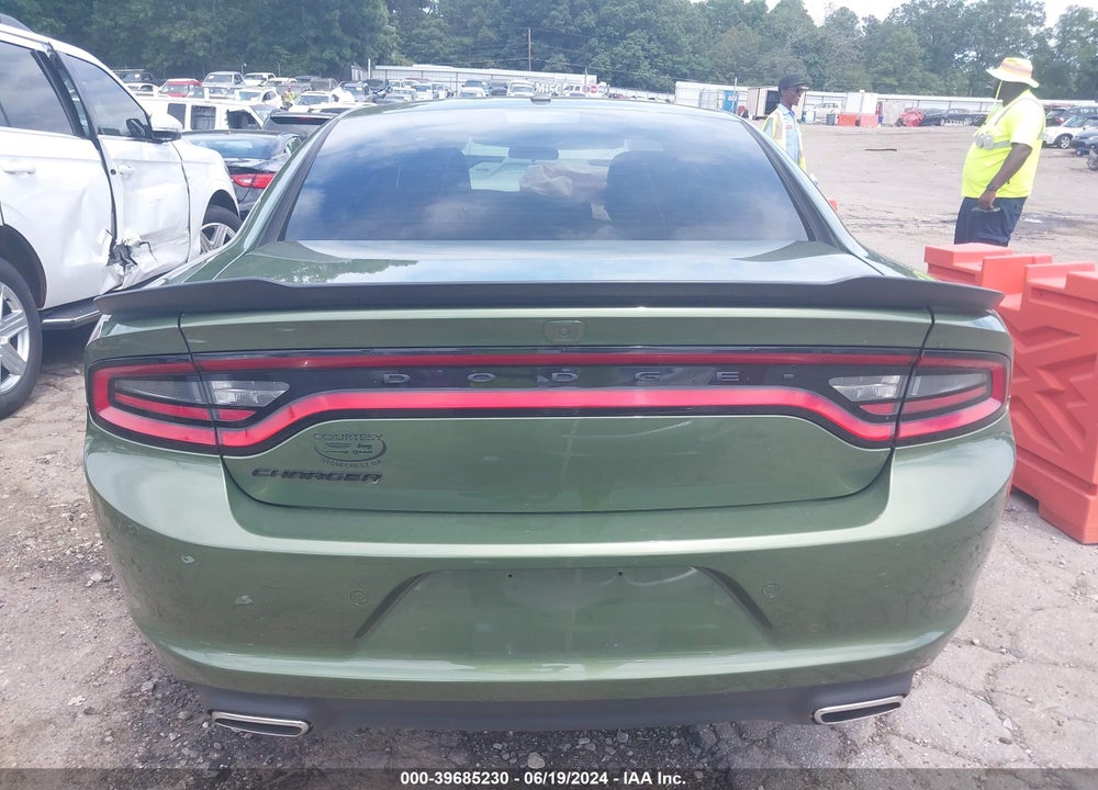 2022 DODGE CHARGER SXT RWD VIN: 2C3CDXBGXNH103714