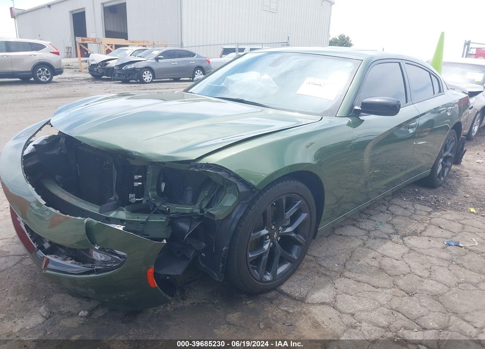 2022 DODGE CHARGER SXT RWD VIN: 2C3CDXBGXNH103714