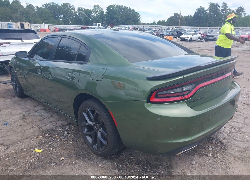 2022 DODGE CHARGER SXT RWD VIN: 2C3CDXBGXNH103714