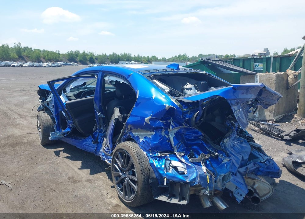 2022 SUBARU WRX LIMITED VIN: JF1VBAL67N9020213