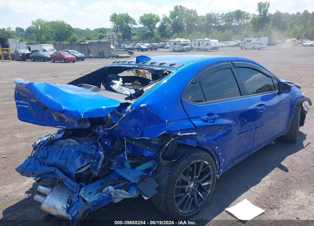 2022 SUBARU WRX LIMITED VIN: JF1VBAL67N9020213
