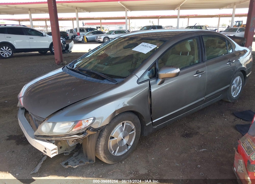 2008 HONDA CIVIC HYBRID VIN: JHMFA36278S001498