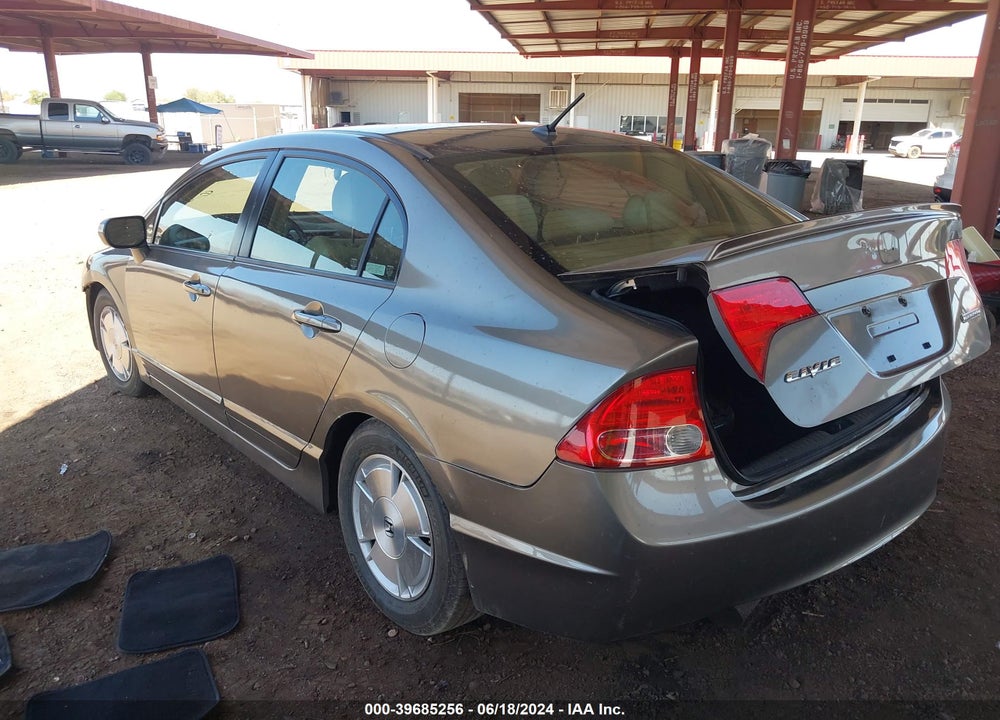 2008 HONDA CIVIC HYBRID VIN: JHMFA36278S001498
