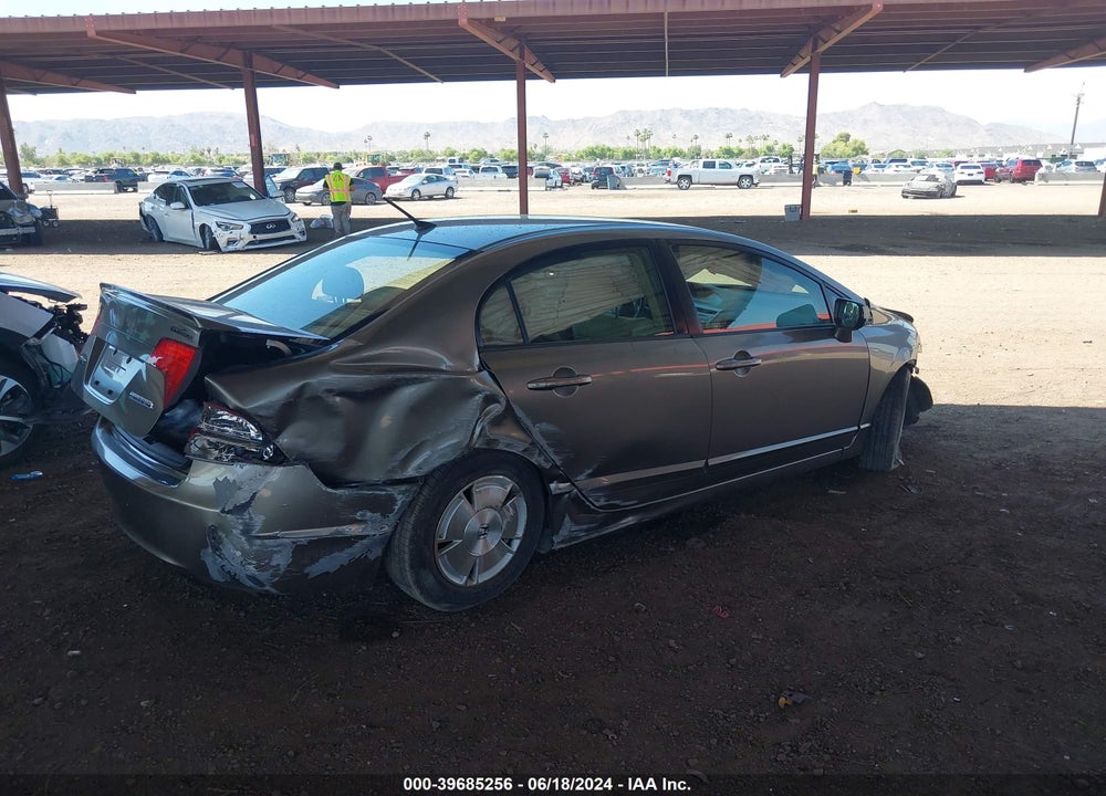 2008 HONDA CIVIC HYBRID VIN: JHMFA36278S001498