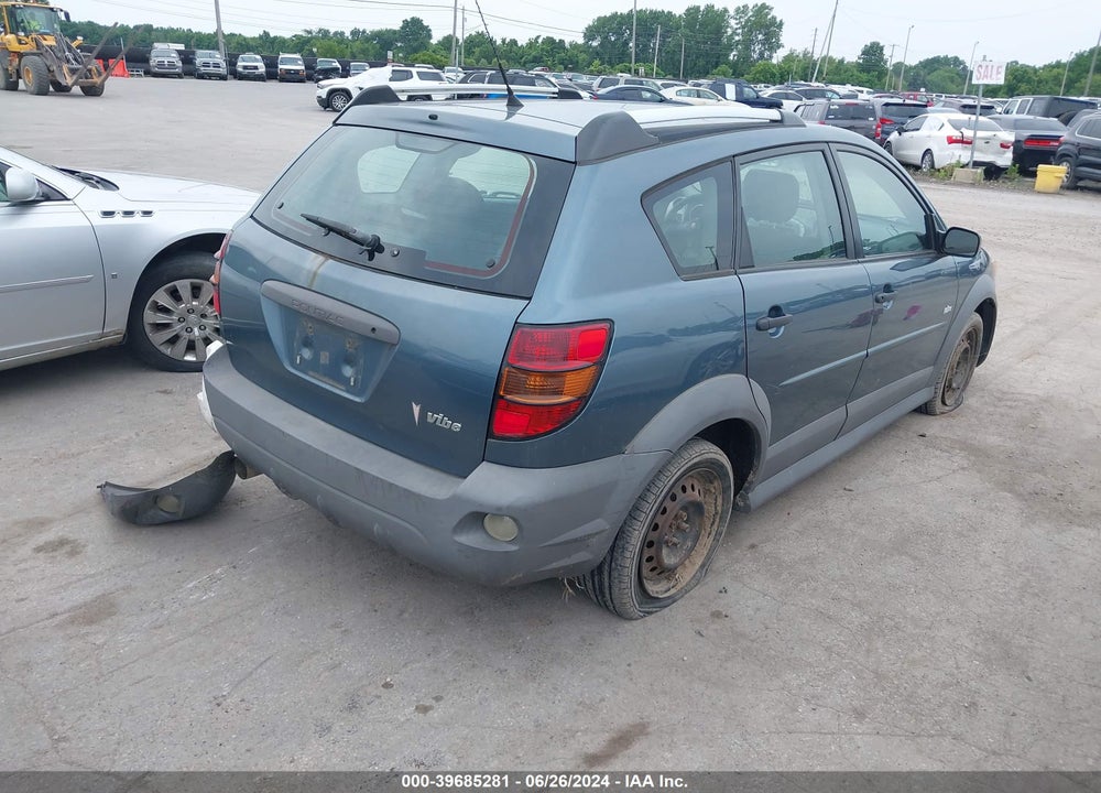 2008 PONTIAC VIBE VIN: 5Y2SL65808Z403999