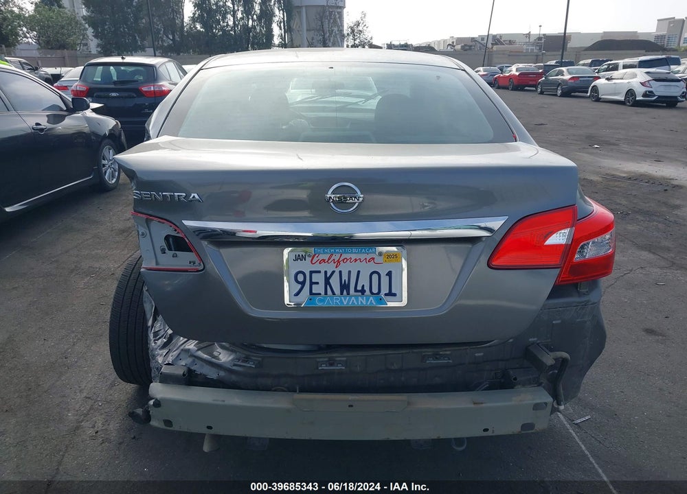 2017 NISSAN SENTRA S VIN: 3N1AB7AP3HY211247