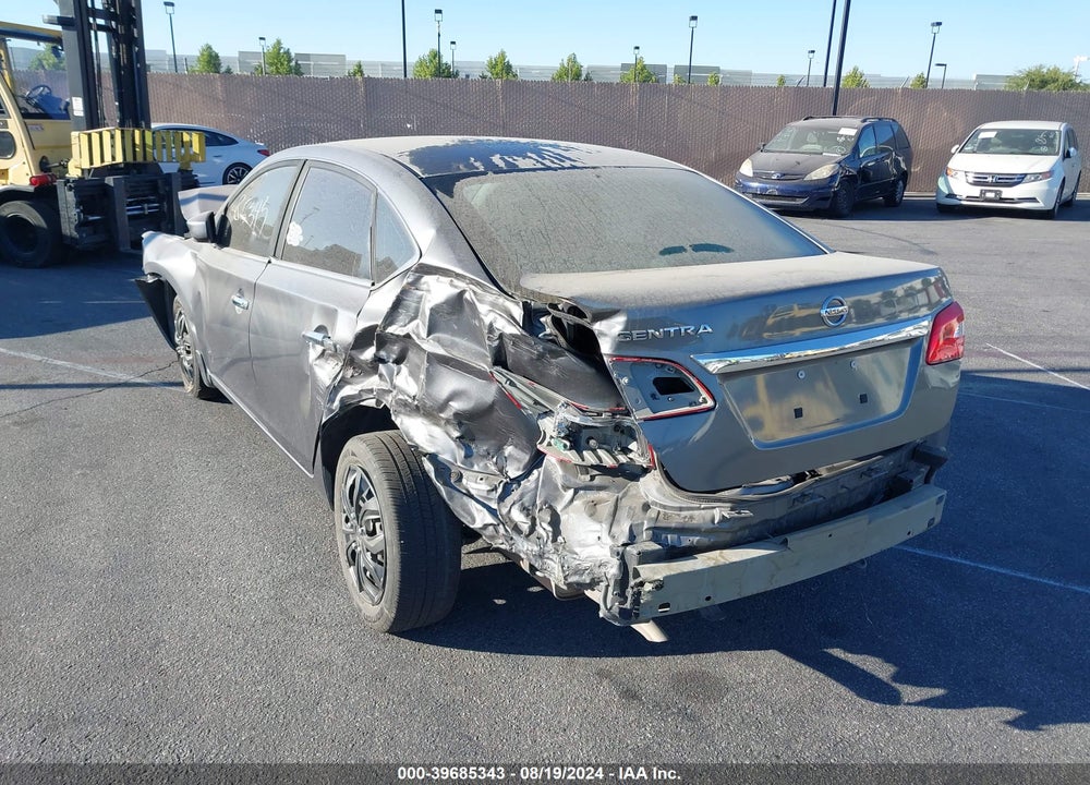 2017 NISSAN SENTRA S VIN: 3N1AB7AP3HY211247