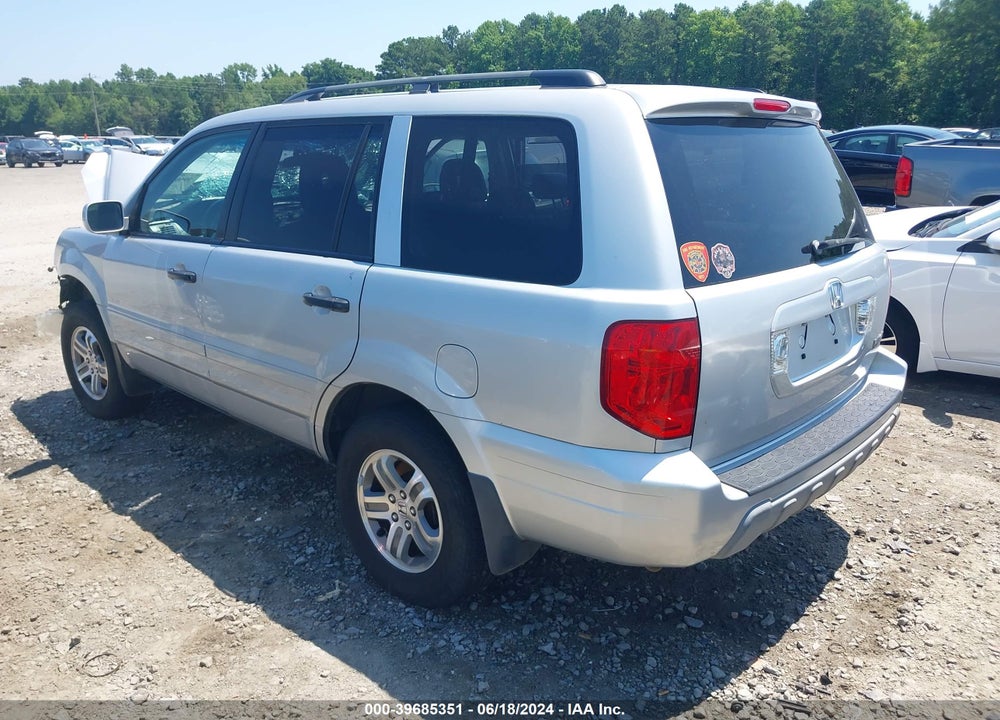 2004 HONDA PILOT EX-L VIN: 2HKYF185X4H542089