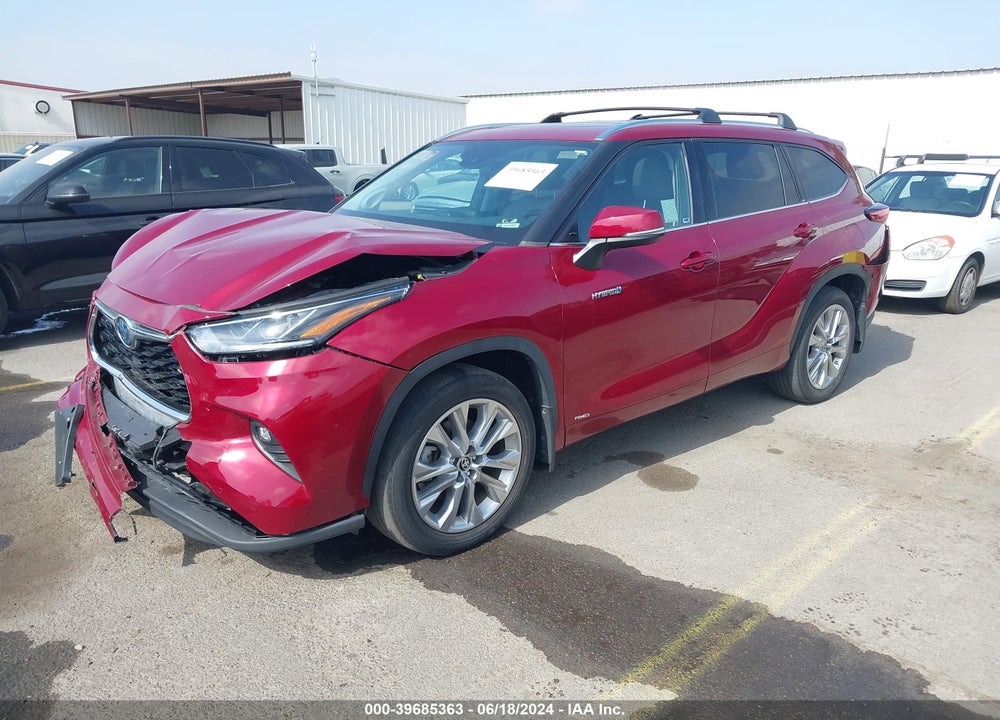 2021 TOYOTA HIGHLANDER HYBRID LIMITED VIN: 5TDDBRCH8MS521276