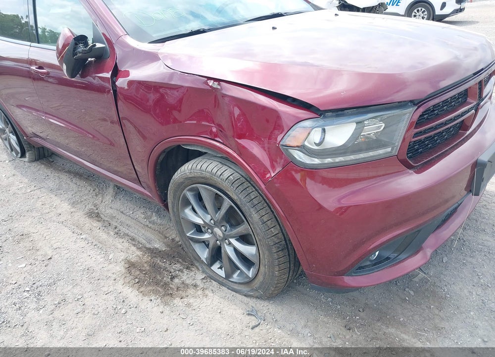 2017 DODGE DURANGO GT VIN: 1C4SDJDT9HC893528