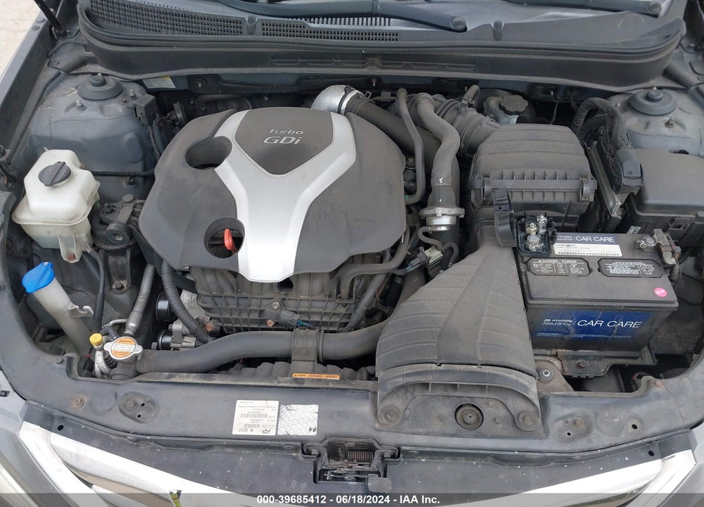 2012 HYUNDAI SONATA SE 2.0T VIN: 5NPEC4AB3CH434554