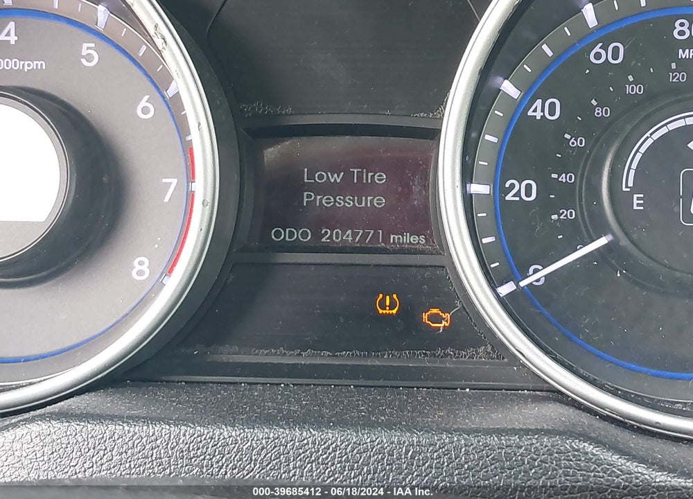 2012 HYUNDAI SONATA SE 2.0T VIN: 5NPEC4AB3CH434554