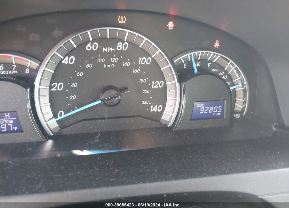2013 TOYOTA CAMRY SE VIN: 4T1BF1FK7DU260427