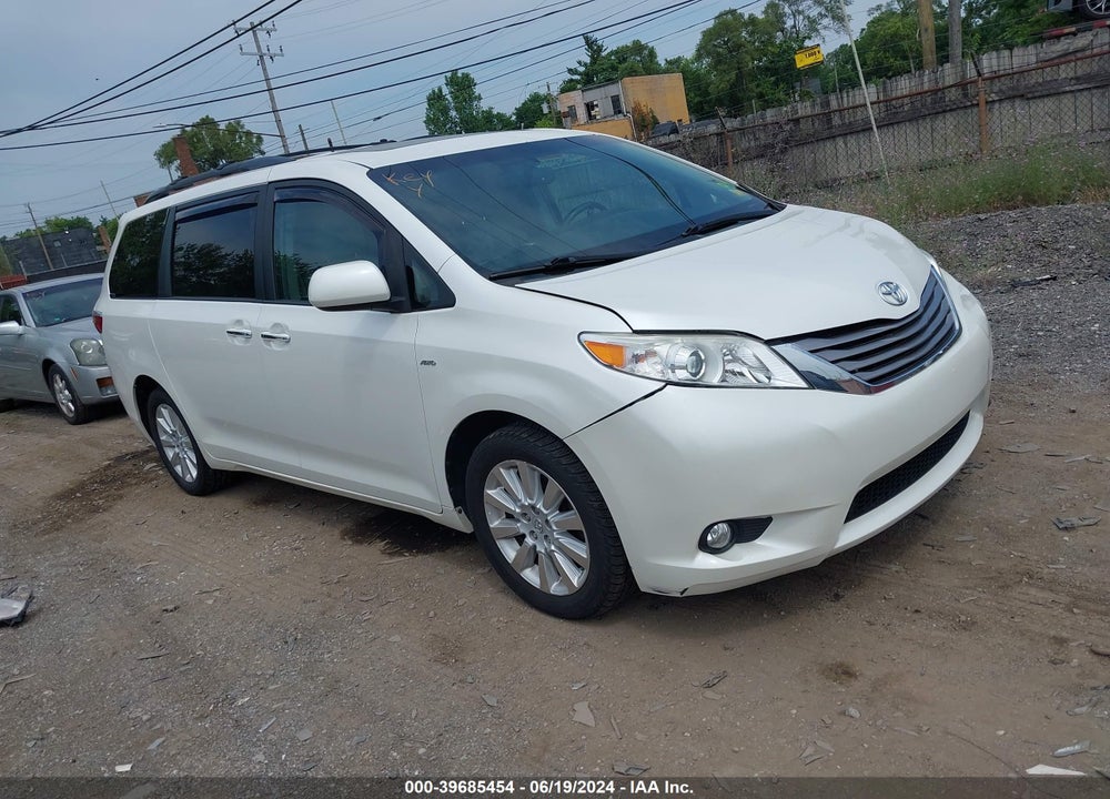 2016 TOYOTA SIENNA XLE PREMIUM 7 PASSENGER VIN: 5TDDK3DC7GS133329