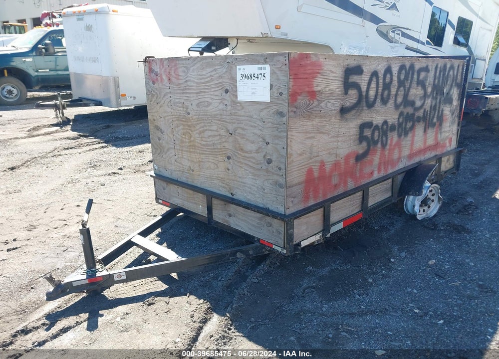 2011 CARRY ON 5X10 UTILITY TRAILER VIN: 4YMUL1011BV010921