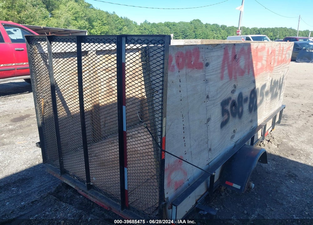 2011 CARRY ON 5X10 UTILITY TRAILER VIN: 4YMUL1011BV010921