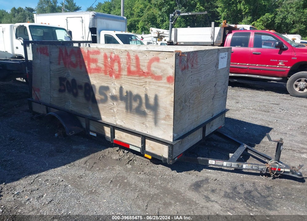 2011 CARRY ON 5X10 UTILITY TRAILER VIN: 4YMUL1011BV010921