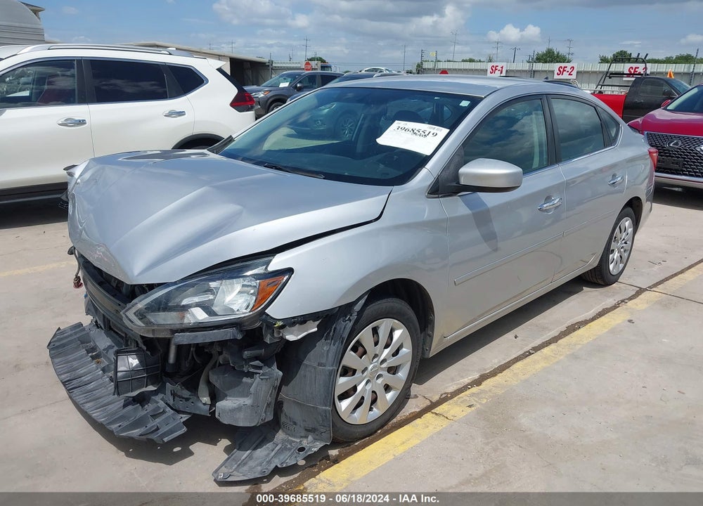 2017 NISSAN SENTRA S VIN: 3N1AB7AP1HY368968