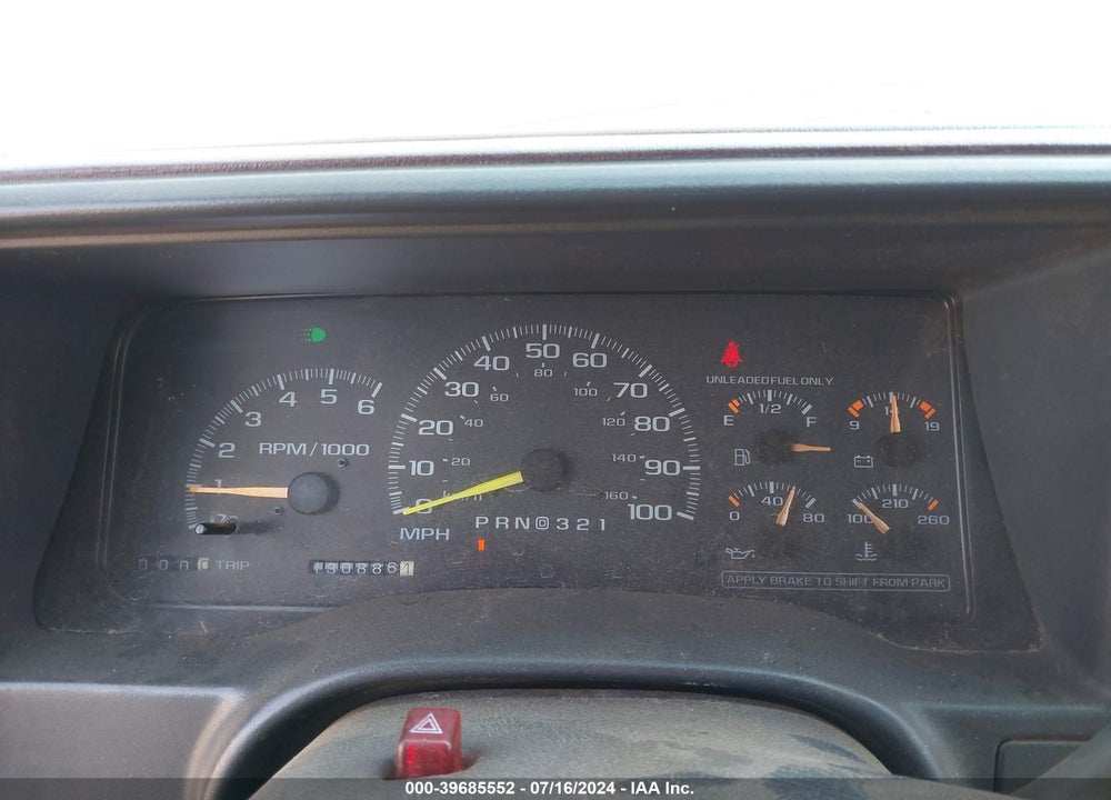 1997 GMC YUKON SLE VIN: 1GKEK13R6VJ760794