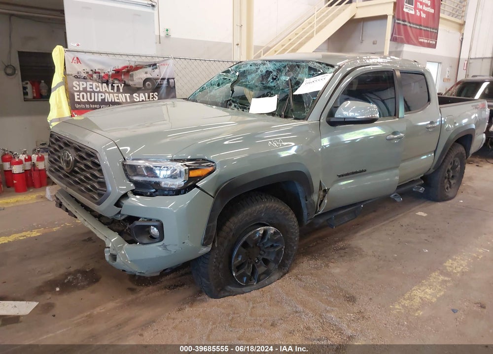 2022 TOYOTA TACOMA TRD OFF ROAD VIN: 3TMCZ5AN7NM504320