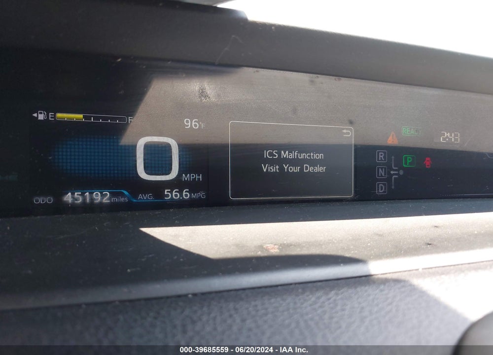 2018 TOYOTA PRIUS PRIME ADVANCED VIN: JTDKARFPXJ3080986