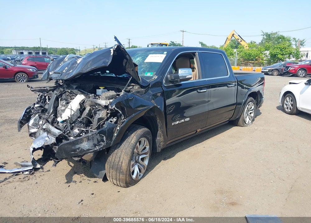 2019 RAM 1500 LONGHORN 4X4 5'7 BOX VIN: 1C6SRFKT6KN518328