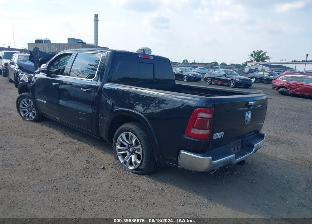2019 RAM 1500 LONGHORN 4X4 5'7 BOX VIN: 1C6SRFKT6KN518328