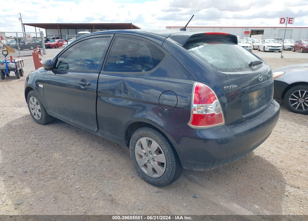 2010 HYUNDAI ACCENT GS VIN: KMHCM3ACXAU162607