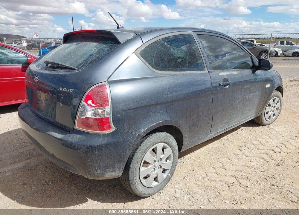 2010 HYUNDAI ACCENT GS VIN: KMHCM3ACXAU162607