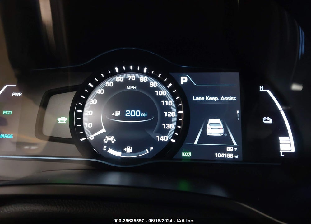 2019 HYUNDAI IONIQ HYBRID LIMITED VIN: KMHC85LC3KU111299