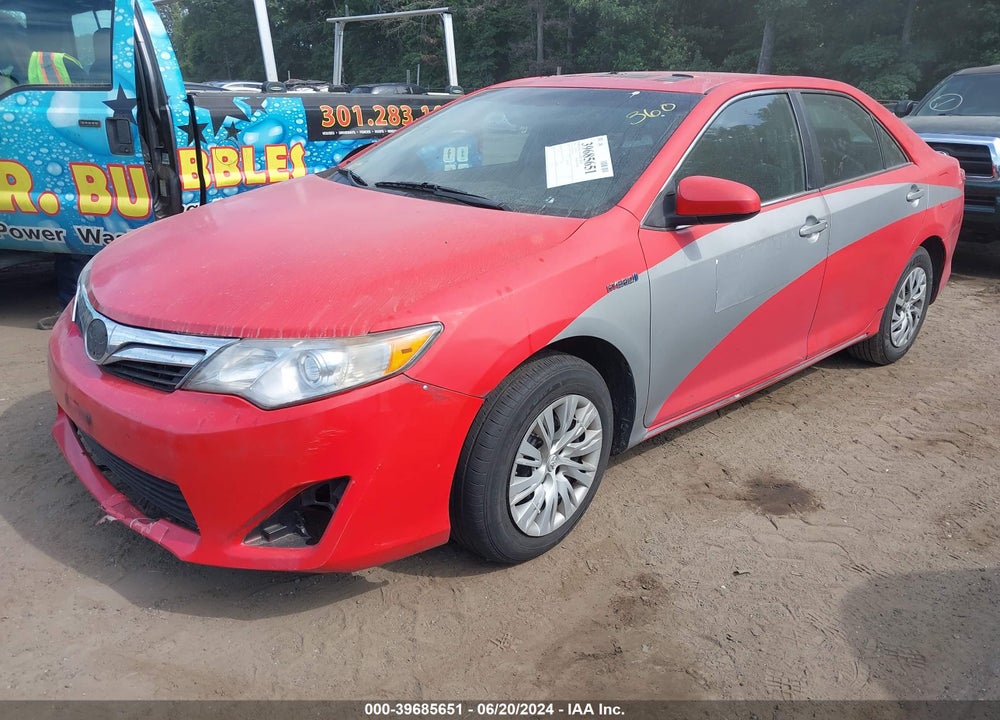 2013 TOYOTA CAMRY HYBRID LE VIN: 4T1BD1FK4DU074284