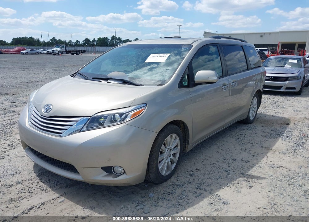 2017 TOYOTA SIENNA LIMITED 7 PASSENGER VIN: 5TDYZ3DC6HS829632