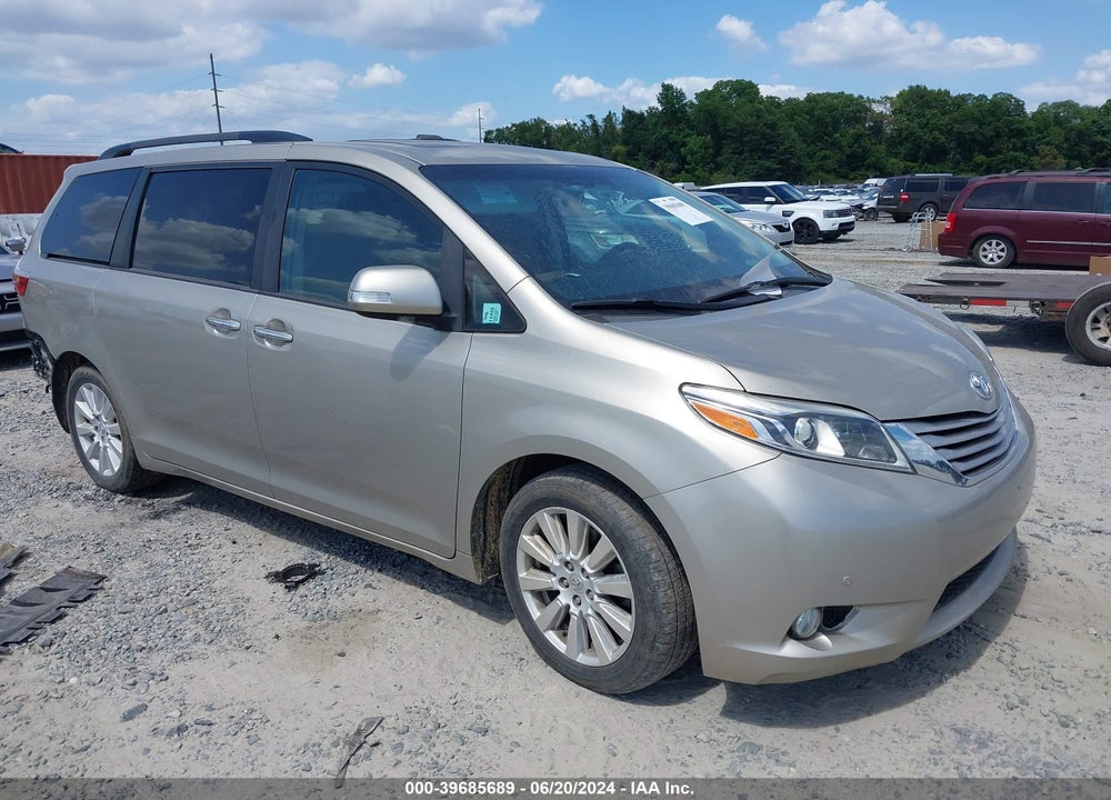 2017 TOYOTA SIENNA LIMITED 7 PASSENGER VIN: 5TDYZ3DC6HS829632