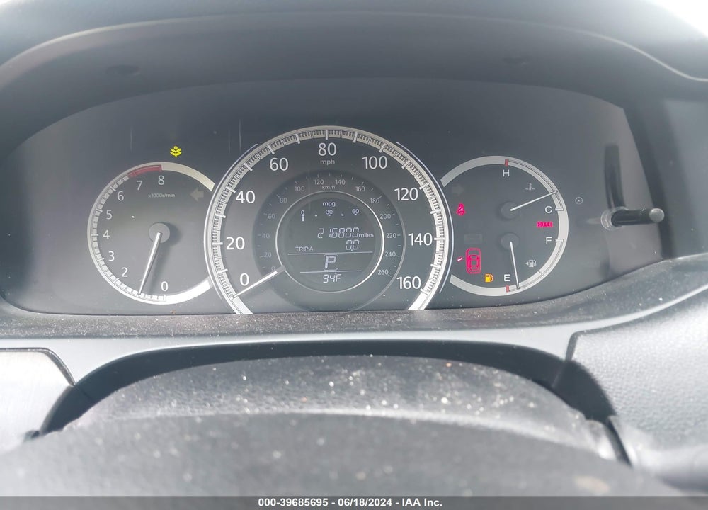 2014 HONDA ACCORD EX-L VIN: 1HGCR2F82EA006879