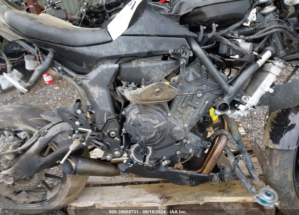 2022 YAMAHA YZFR7 VIN: JYARM38E4NA000514