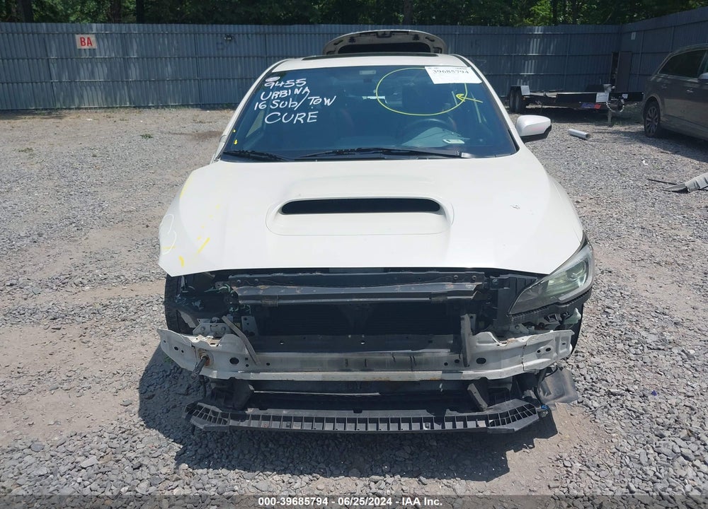 2016 SUBARU WRX STI LIMITED VIN: JF1VA2Y68G9809801