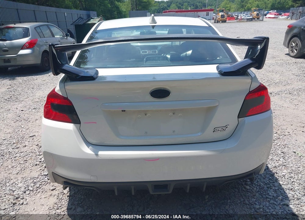 2016 SUBARU WRX STI LIMITED VIN: JF1VA2Y68G9809801