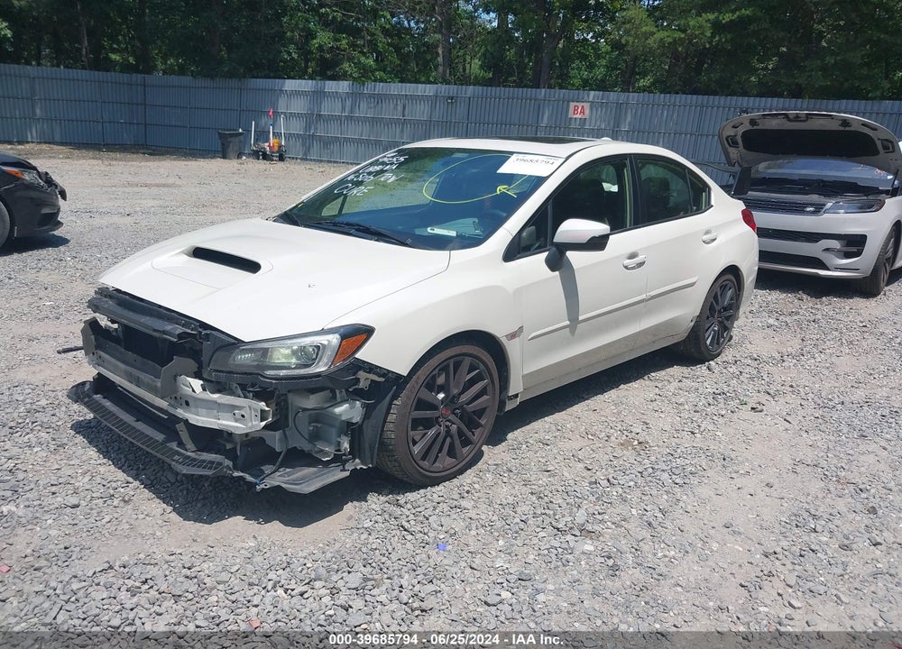 2016 SUBARU WRX STI LIMITED VIN: JF1VA2Y68G9809801