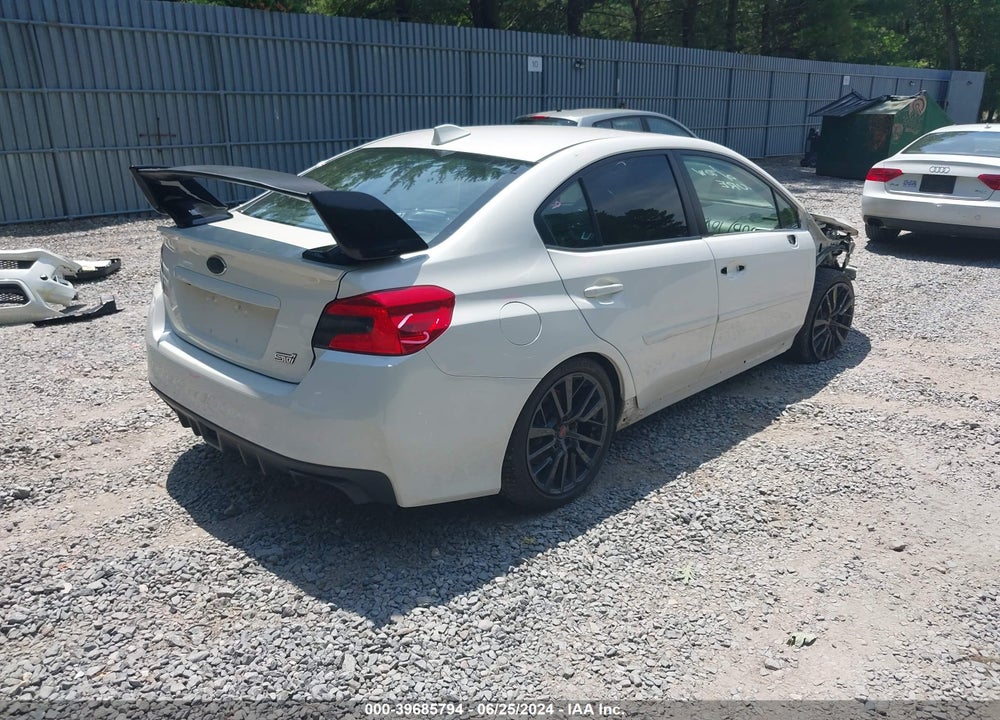 2016 SUBARU WRX STI LIMITED VIN: JF1VA2Y68G9809801