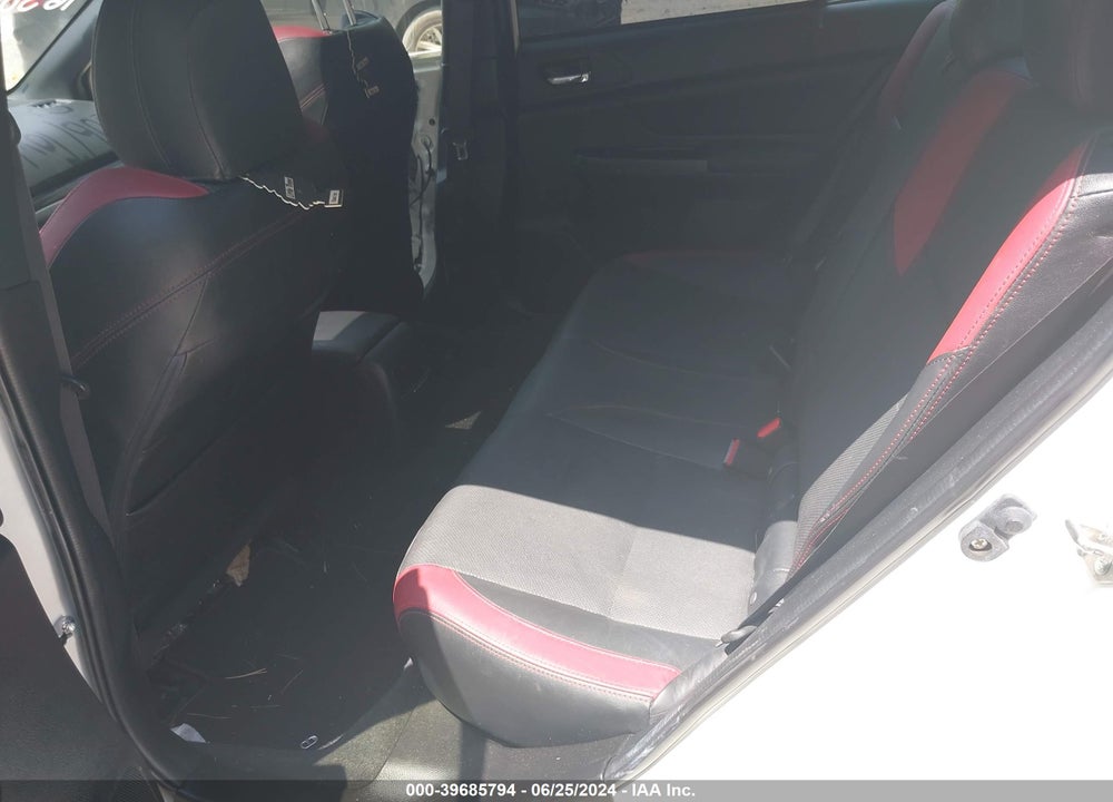 2016 SUBARU WRX STI LIMITED VIN: JF1VA2Y68G9809801