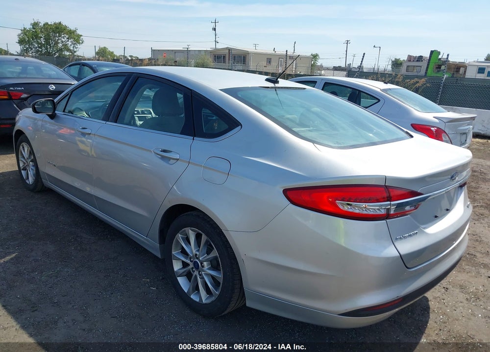 2017 FORD FUSION HYBRID S VIN: 3FA6P0UU9HR266783