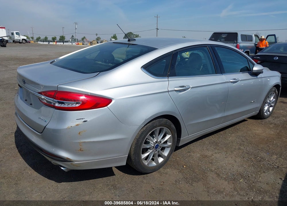 2017 FORD FUSION HYBRID S VIN: 3FA6P0UU9HR266783