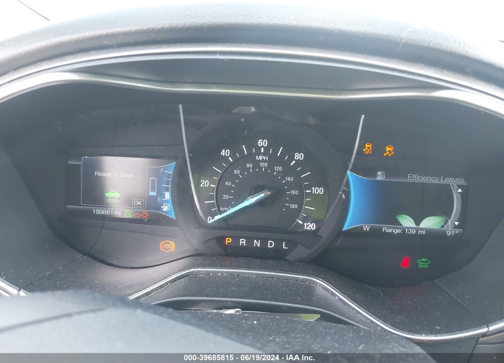 2017 FORD FUSION HYBRID SE VIN: 3FA6P0LU0HR300692