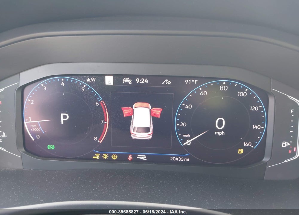 2021 VOLKSWAGEN ATLAS 3.6L V6 SEL PREMIUM R-LINE VIN: 1V2FR2CAXMC552138