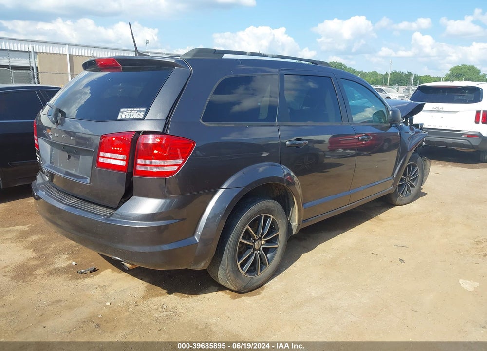 2018 DODGE JOURNEY SE VIN: 3C4PDCABXJT507867