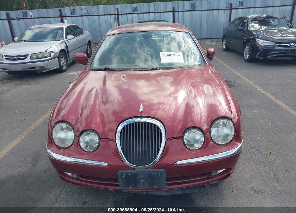 2000 JAGUAR S-TYPE 4.0L V8 VIN: SAJDA01DXYGL50224